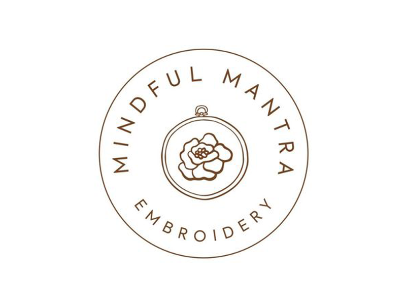 Mindful Mantra Embroidery - Main Image