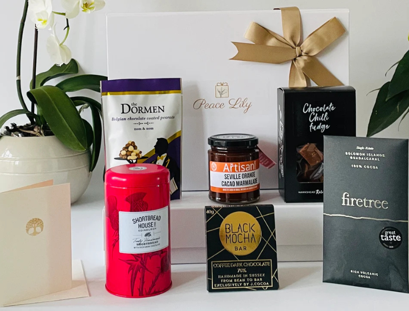 Peace Lily Gift Box Hampers - Image 3